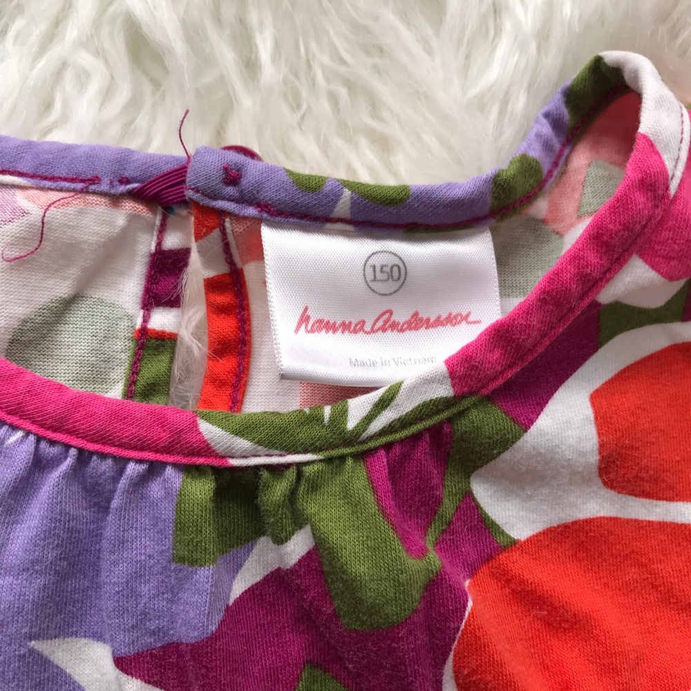 4/$25‎ HANNA ANDERSSON GIRL’S FLORAL DRESS - Picture 2 of 6